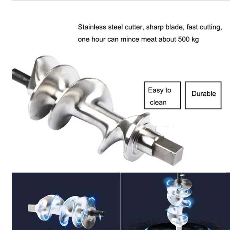 Use 304 sus material novo processado elétrico grande máquina moedor de carne faca afiar máquina moedor de carne