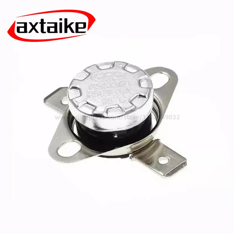 5PCS KSD301 10A 250V Normally Closed Temperature Switch Thermostat 40-190 Degree 50 60 70 80 130 100 125 °C Bimetal Thermostat