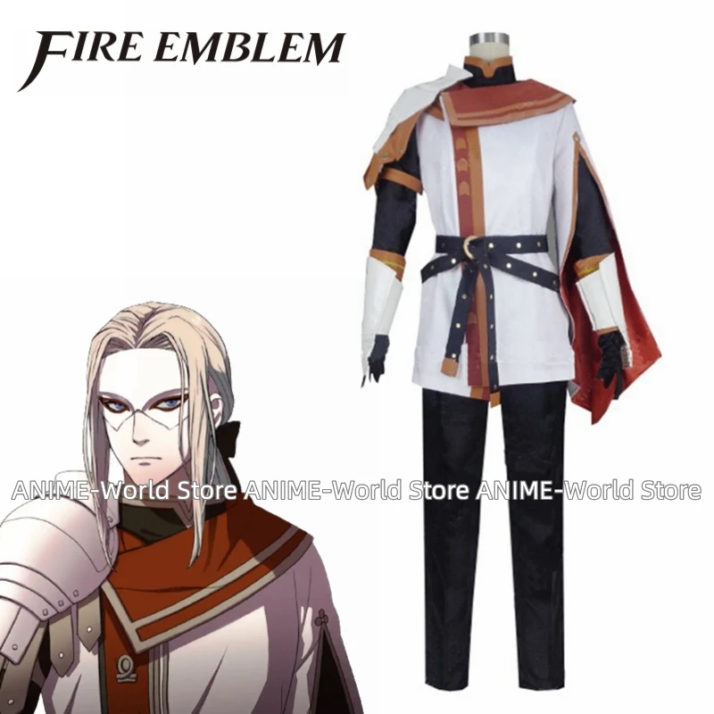 《Custom Size》Fire Emblem Three Houses Jeritza Cosplay Costume Halloween Party Performance Costume