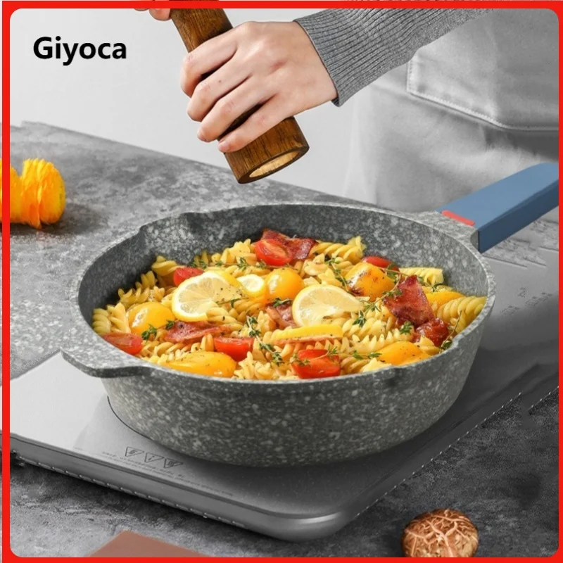 

Giyoca Spot Goods 24/28 см антипригарная сковорода горшок медицинская каменная кастрюля кухонная кастрюля для приготовления пищи вок сковорода для омлета кухонная посуда
