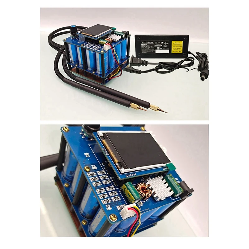 Saldatrice Touch per uso domestico saldatrice a punti a impulsi con condensatore fai-da-te 18650 batteria Controller di saldatura strumenti di