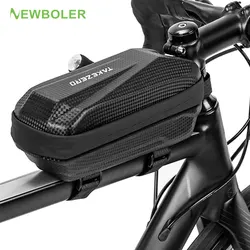 NEWBOLER Bicycle Bag Portable Top Front Tube Frame Bag MTB Bicycle Hard Shell Bag Large Capacity  Riding Upper Tube Bag