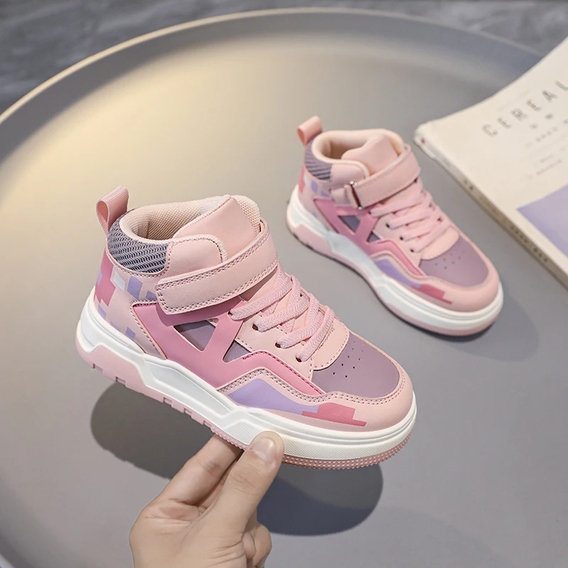 Fashion Kids Sneakers Boys Girls Casual Board Shoes Waterproof Non-slip Sport Shoes Toddler Little Children Walking Shoes 28-37