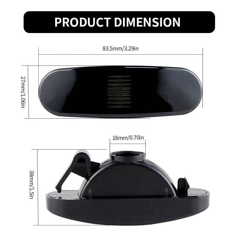 2PCS Fit Fender Side Light Housing Only Covers For Citroen Nemo Panel Estate Van Peugeot Bipper Tepee Fiat Idea Grande Punto MK3