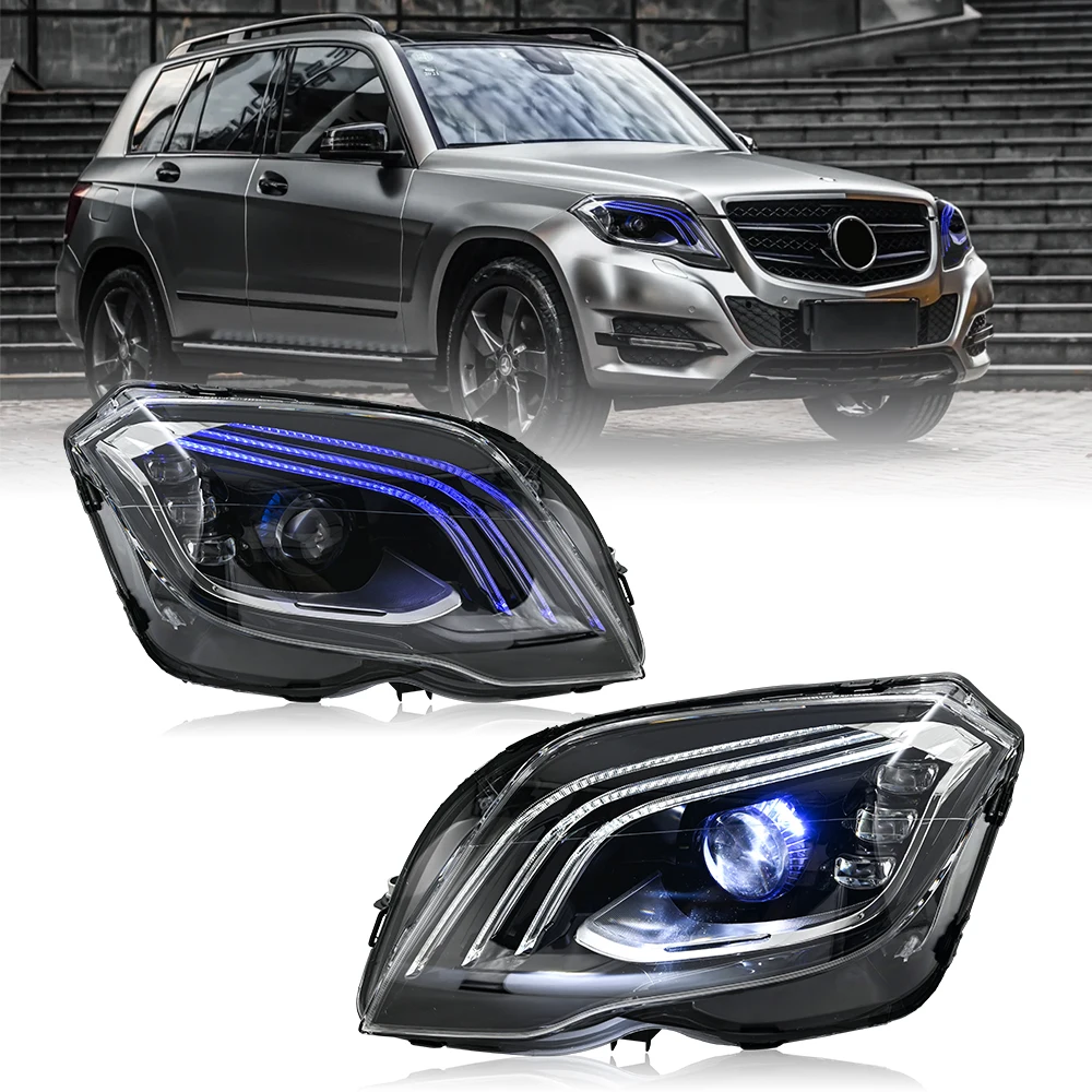 

Объектив проектора DRL, ходовые огни в сборе для 2013-2014 2015, галогенная фара Mercedes Benz GLK