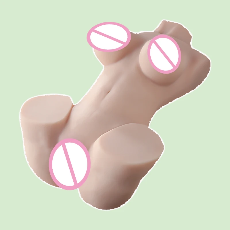 RENHEYUOU muñeca sexual de medio cuerpo realista 3D Vaginal Anal hombres masturbador juguetes sexuales Sexy pecho grande 9KG muñecas sexuales de Torso sexpuppe
