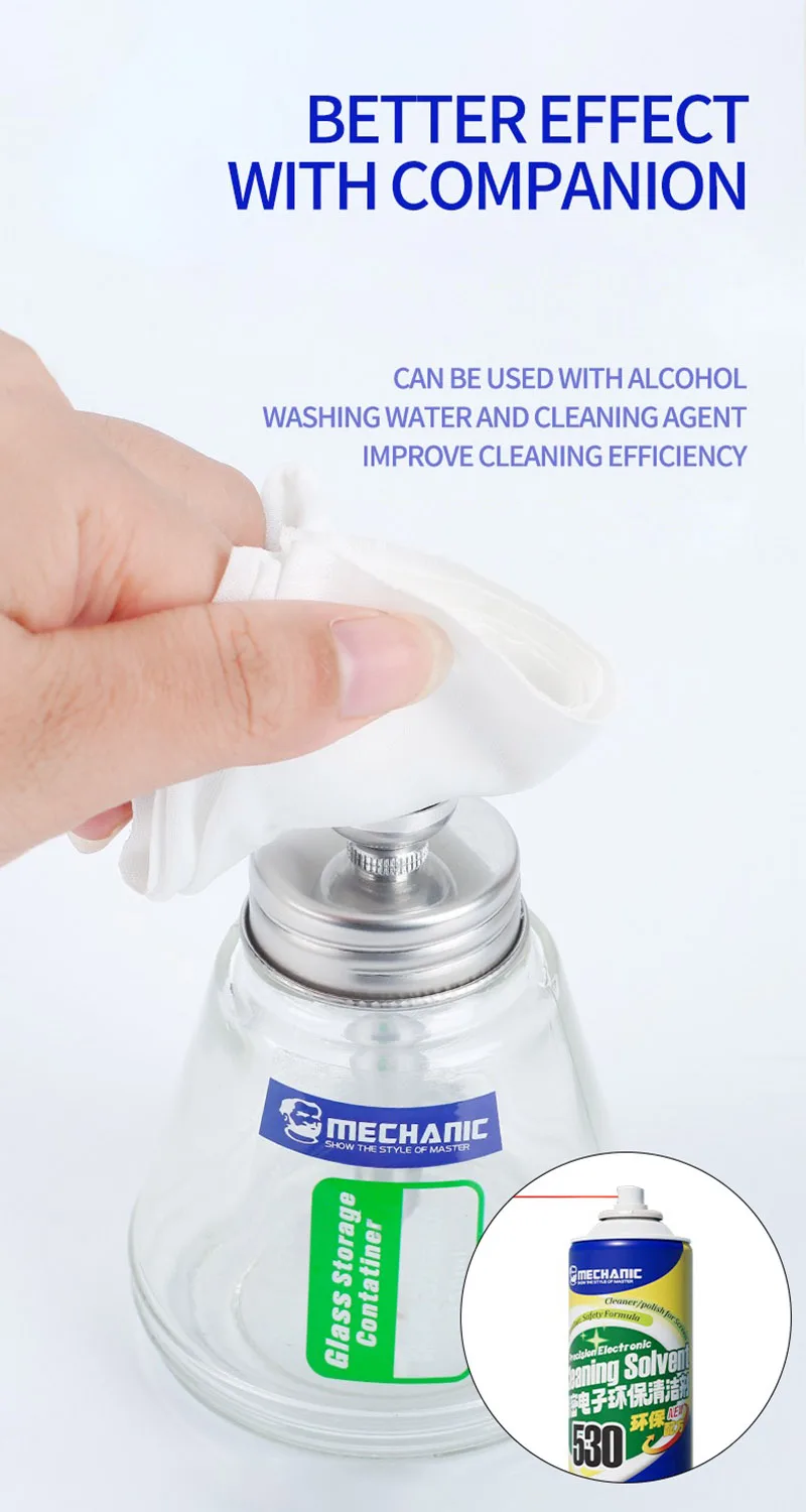 Mechanic Static-Free Fiber Dust-free Wiping Cloth, LCD Screen Glass, Camera Lens Cleaning Tissue, Drawer Design, Easy Use