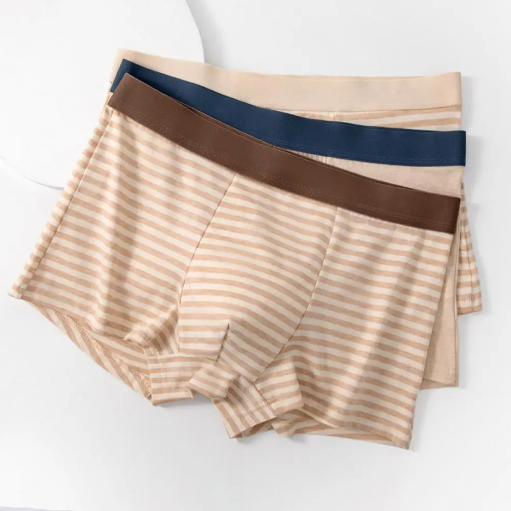 

Дышащие мужские боксеры с влагоотводящими свойствами, средней посадки, в полоску, с широким поясом, комфортная посадка