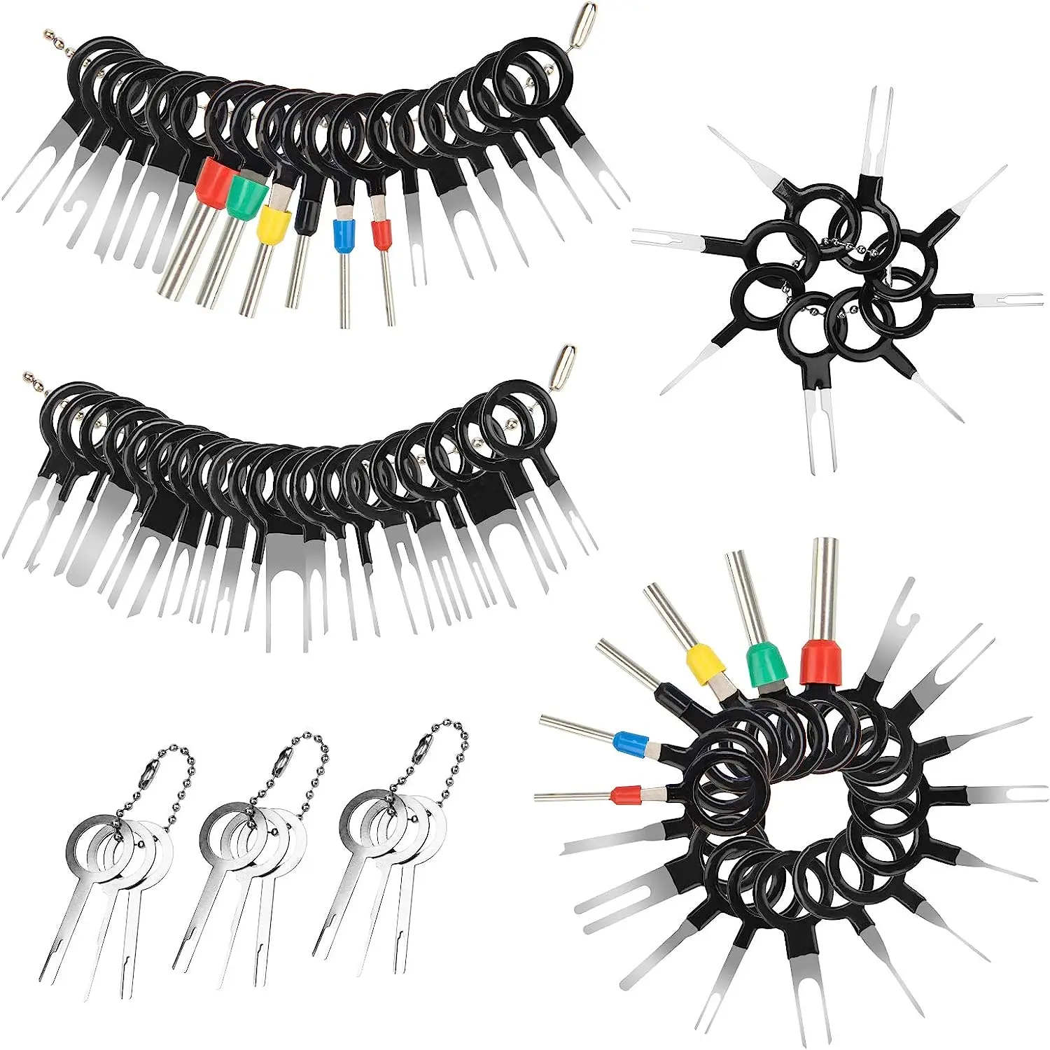 

70 шт., инструмент для снятия терминала, набор инструментов для извлечения штифтов, инструмент для снятия штифтов, инструмент для разъема проводов