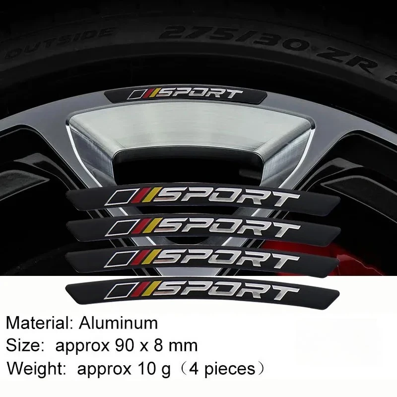 Aluminium LIMITED EDITION Emblem Car Wheel Hub Stickers Decal Tire Rim Decorative Strips Auto Exterior Universal Accessories