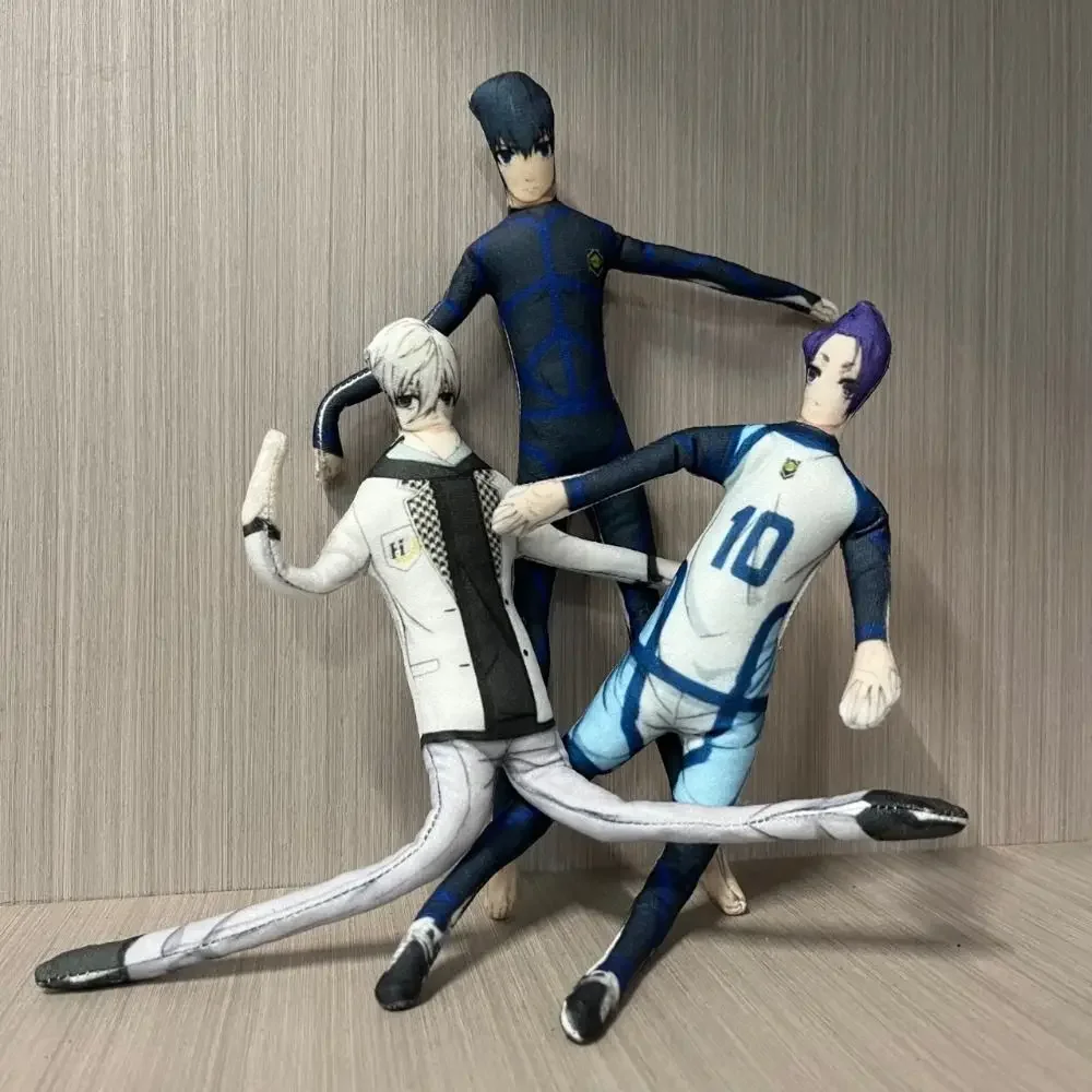 Nagi Seishiro Blue Lock Twistable Shape Chigiri Hyoma Isagi Yoichi Stuffed Cotton Dolls Anime Peripheral Bachira Meguru Doll