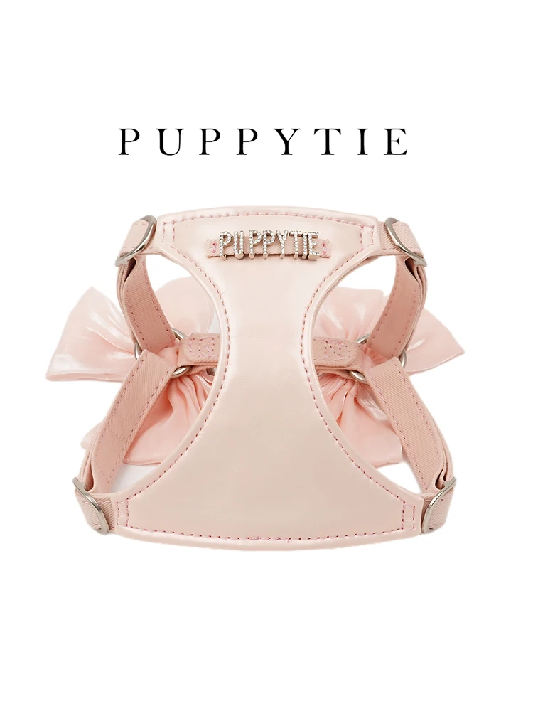 

Поводок-жилет Puppytie для собак: шлейка-жилетка с узлами, товары для животных, для средних и мелких собак, поводок-ремень на грудь