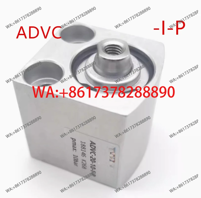 New 1-Piece ADVC-25-10-I-P Threaded Compact Cylinder, Cylinder
