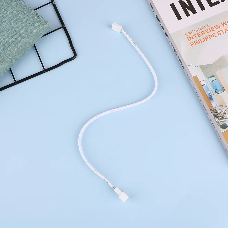 Fan Extensão Splitter Hub Cabos, Placa-mãe, CPU, Y Splitter Cable, PC Case, Adaptador, 4 Pin