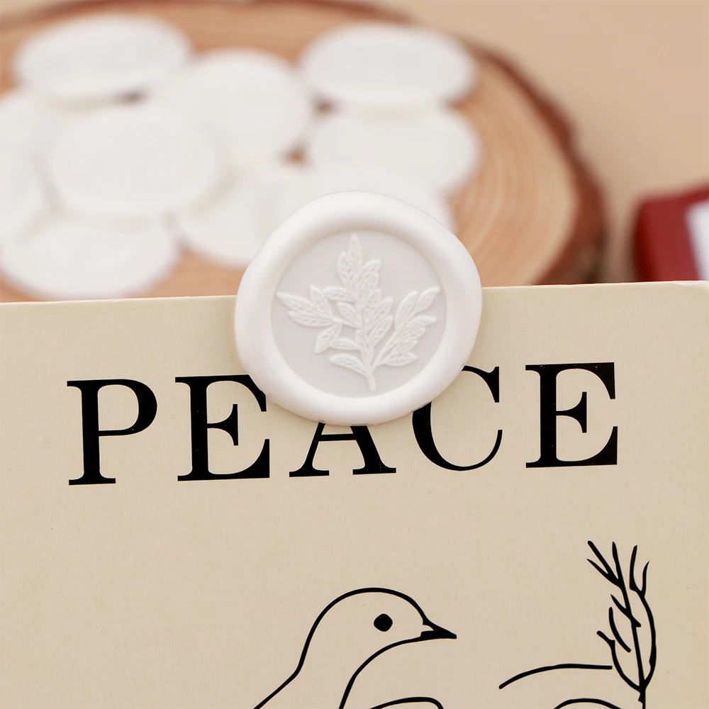 

10 шт., наклейки для сургучной печати с эвкалиптом, самоклеящиеся наклейки для свадьбы с белыми растениями, украшение на свадьбу, приглашение