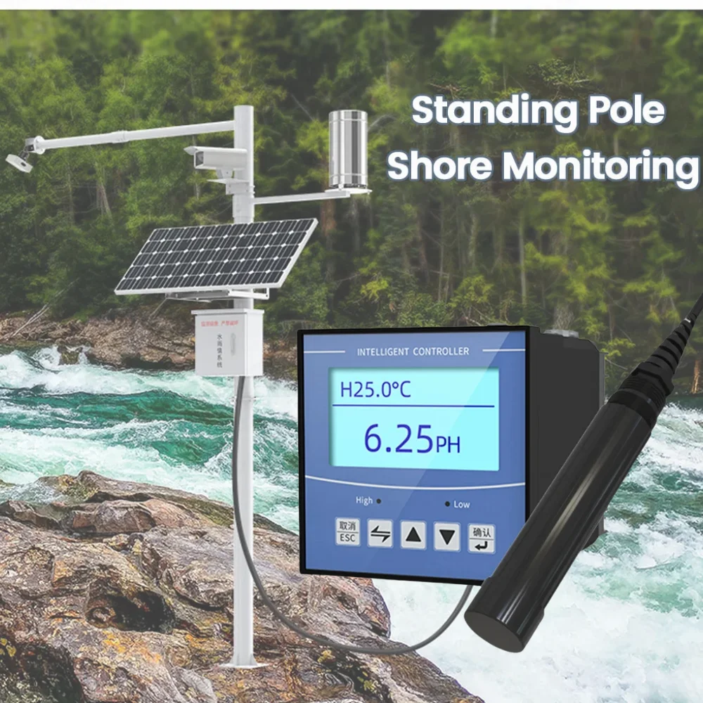 Water Dissolved Oxygen Detector Sensor Module RS485 Portable Fluorescence for Freshwater Sea Water Quality Analyzer Transmitter
