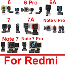Rear Front Camera For Xiaomi Redmi 6 7 6A 6 Pro For Redmi Note 6 7 Pro Back Camera Facing Small Camera Model Phone Repair Parts