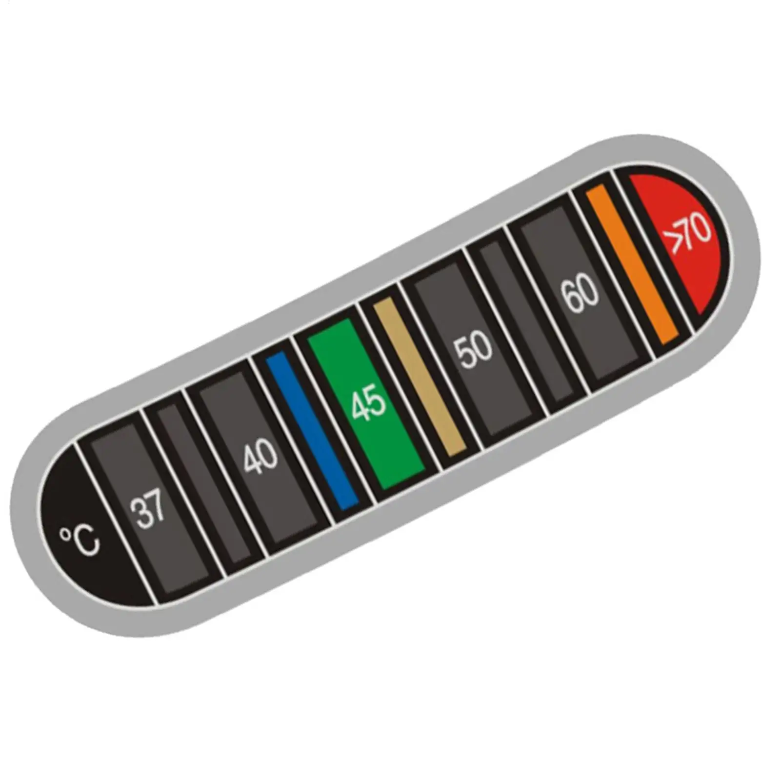 Temperature Display Stickers Thermometers Strips Coffee Cup Thermometers Sticker Cup Wall Liquid Temperature Tester For Home