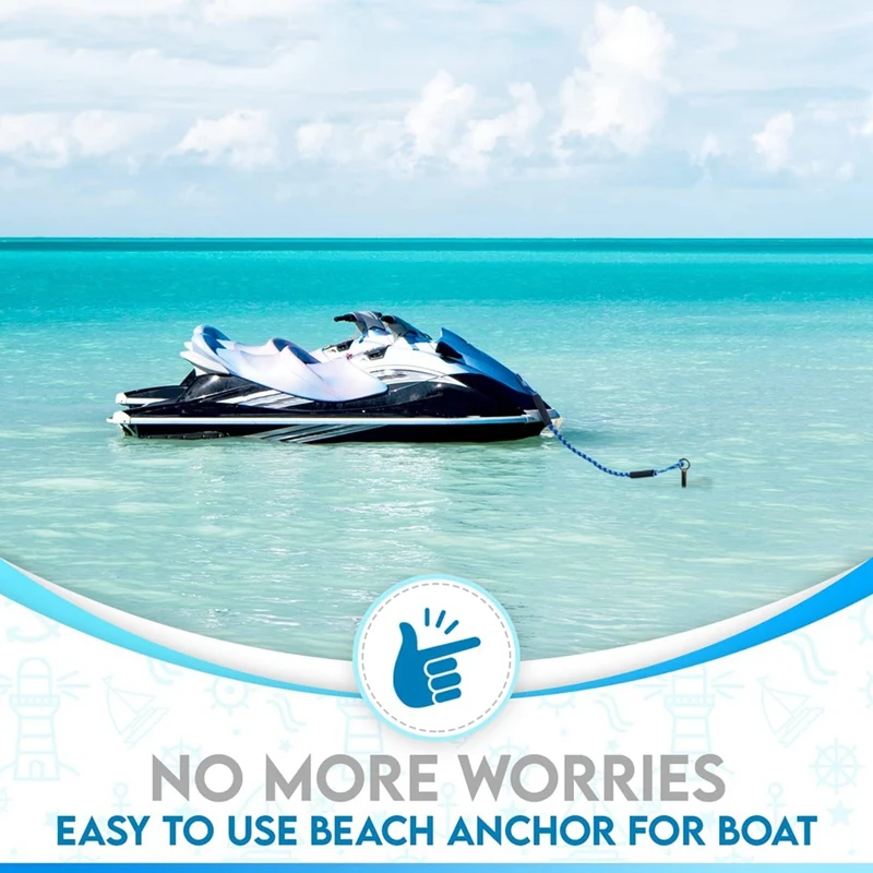 Boat Anchors - Shallow Water Anchors - Motorboat Anchors, Kayak Anchors, Beach And Sandbar Anchors,18Inch