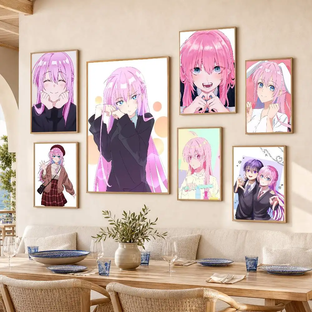 Shikimori's Not Just a Cutie  Waterproof Self-Adhesive Wall Poster for Bedroom Living Room Home Decor