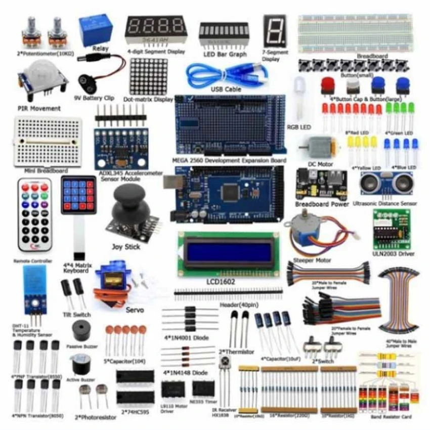 Learner Kits Development Board for Arduino MEGA2560 Board Starter Kits