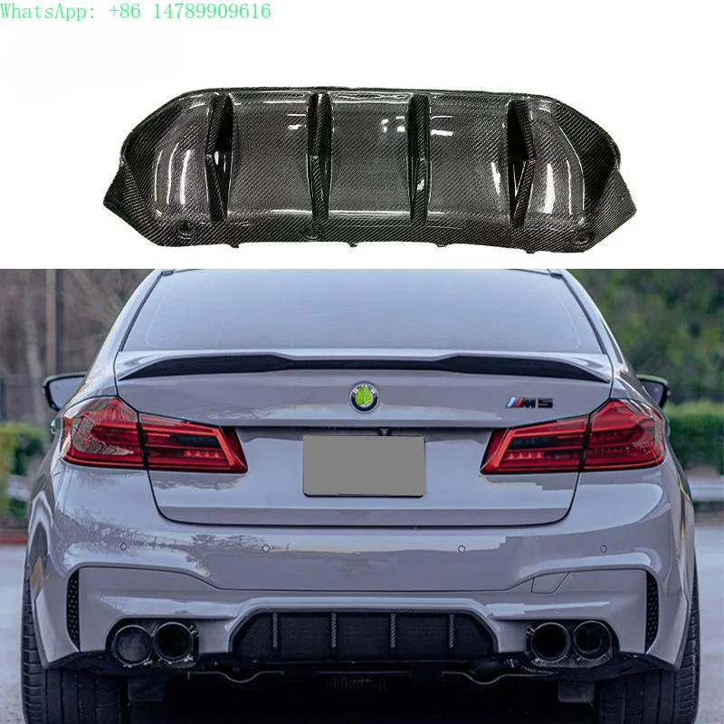 Full Custom Build With Old-to-new Body Kit ConversionF90 M5 CS Style Carbon Fiber Rear Diffuser Rear Bumper Lip Rear Splitter Fo