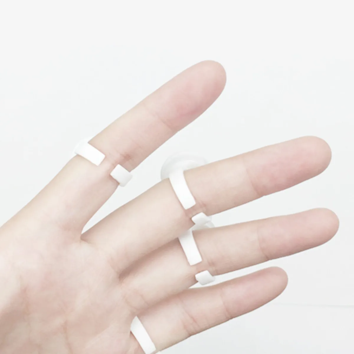 

500Pcs Pigment Container for Tattoo Ink Ring Cup Disposable Microblading Tool Eyelash Extension Holder Clear Cup