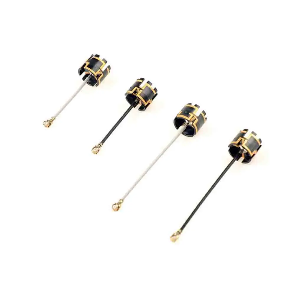 Happymodel 5.8G クラウンLDSアンテナ RHCP/LHCP マイクロFPVフープ用 FPV長距離レーシングドローン飛行機RCパーツ