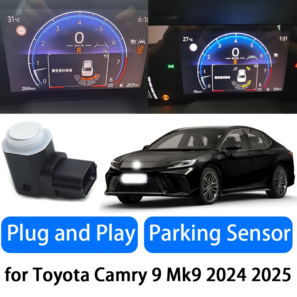 For Toyota Camry 9 Mk9 2024 2025 Reverse Radar Precision Detection & Easy Install OEM Fit Parking Sensor System