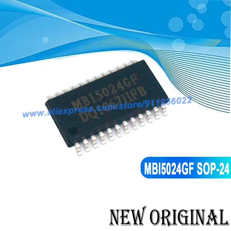 LED MBI5024GF SOP24, 5 pièces