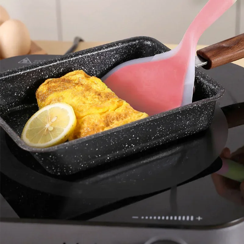 Silicone Spatula Tool Non-stick Shovel Kitchen Utensils Tamagoyaki Turner Omelets Pan Non Stick Turners Food Home Cooking