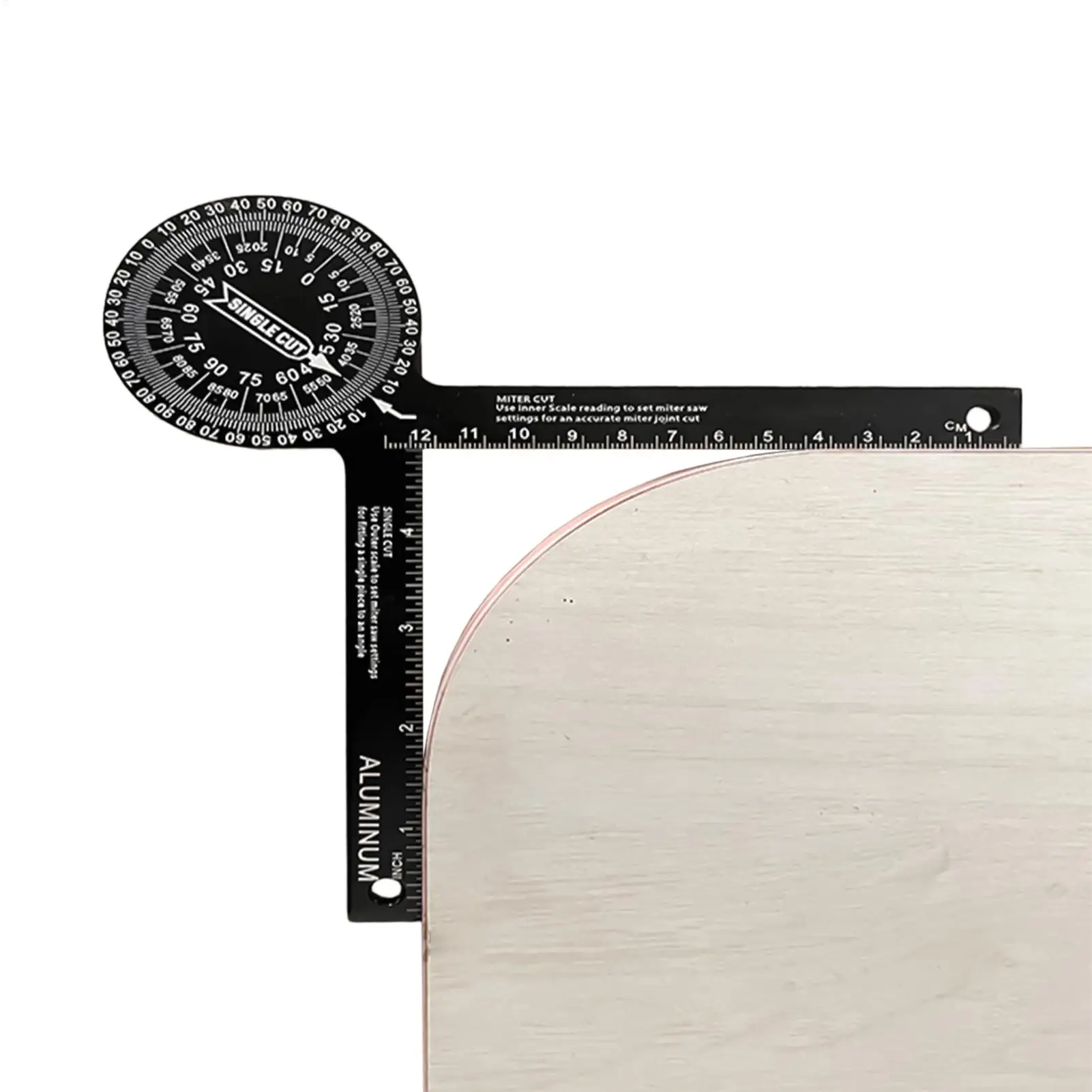 Digital Angle Finder Protractor Precision Woodworking Measuring Gauge Aluminum Miter Saw Protractor for Workshop Window Frame