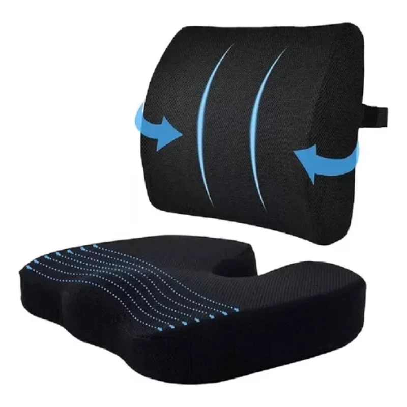 

Waist pads, , and pillow accessories for offices and orthopedic chairs