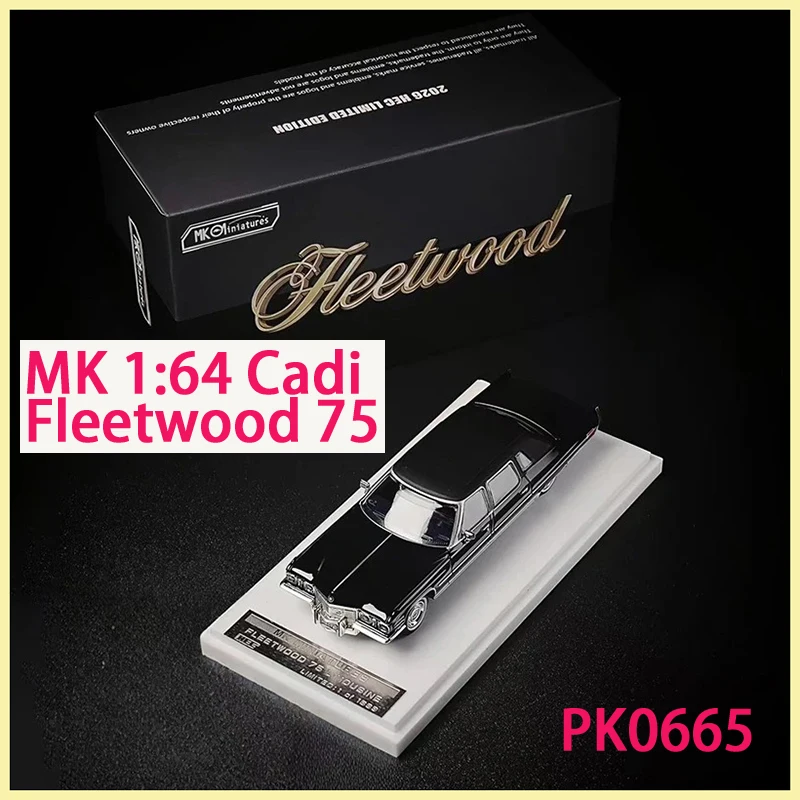 MK 1:64 Scale Cadi Fleetwood 75 Alloy Car Model Classics Adult