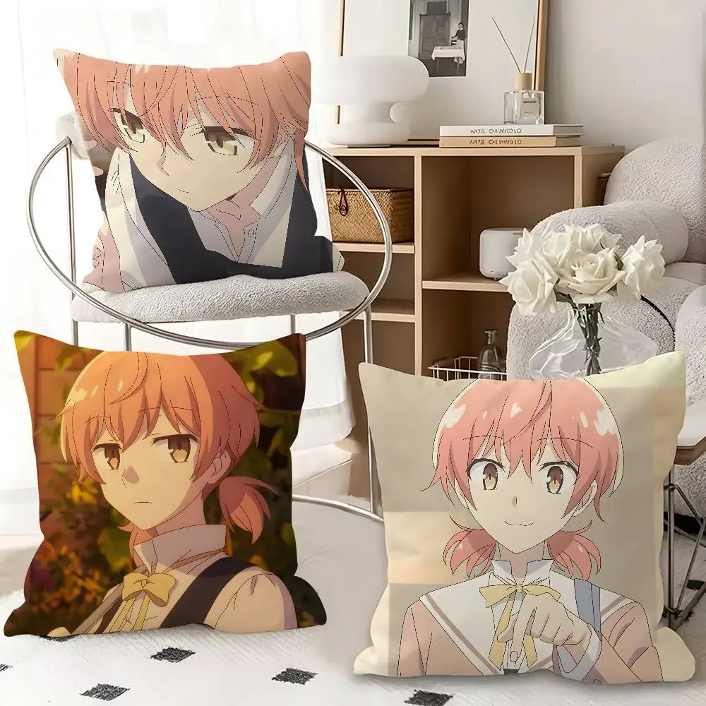 1pc Yuu Koito Anime Characters Pillow Case Fashion Square Pillowcase Bedroom Sofa Room Ins Decoration Leisure
