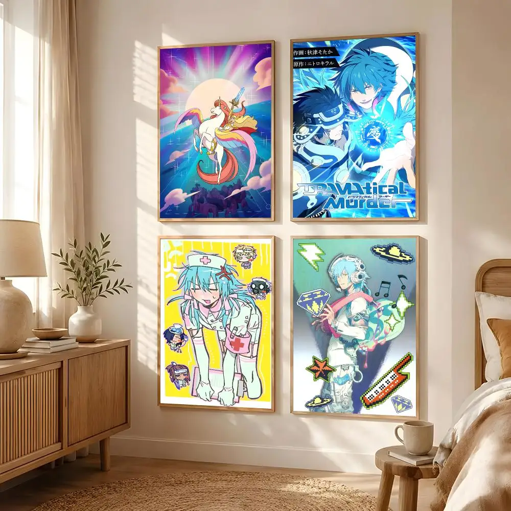 Game DRAMAtical Murder Poster Poster All-match HD Waterproof Self-Adhesive Wall Art Sticker For Home Bedroom