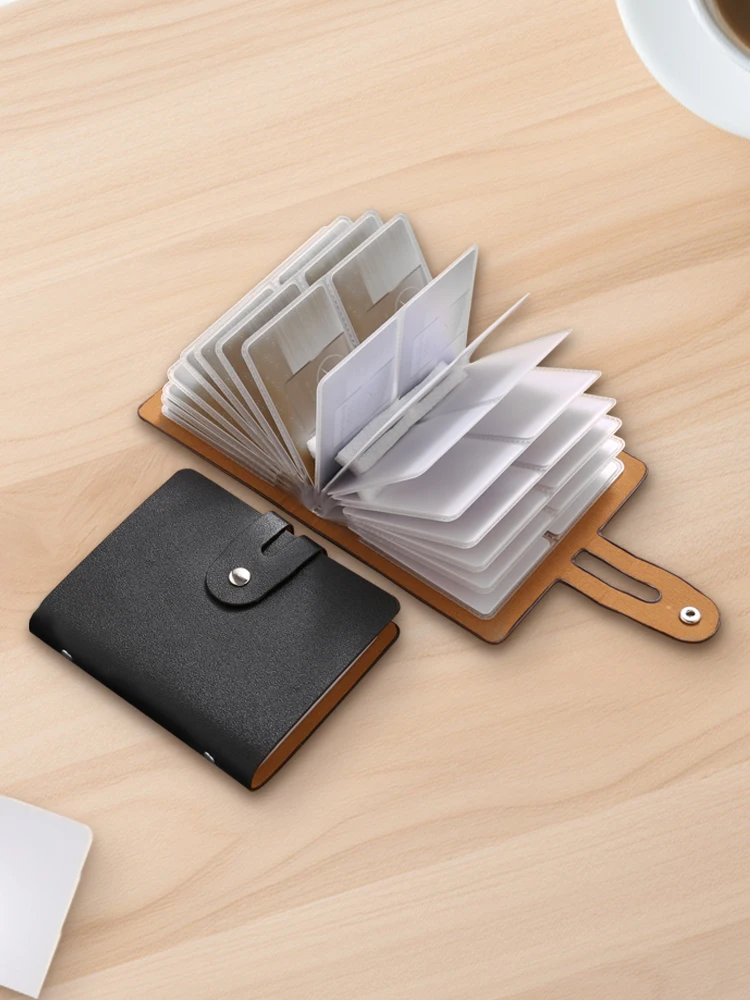 1PC 64 ช่องเสียบการ์ดป้องกันการล้างอํานาจแม่เหล็ก,แปรงป้องกันการโจรกรรม,กระเป๋าบัตรธนาคารที่สวยงาม,กระเป๋าสตางค์ศูนย์,น้ําหนักเบา,บาง,เรียบง่ายและ com