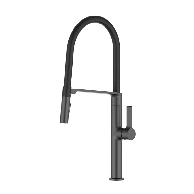 Hardware kitchen faucet, anti cheap water, hot and cold washing basin, sink, magnetic suction and pull-out sink faucet