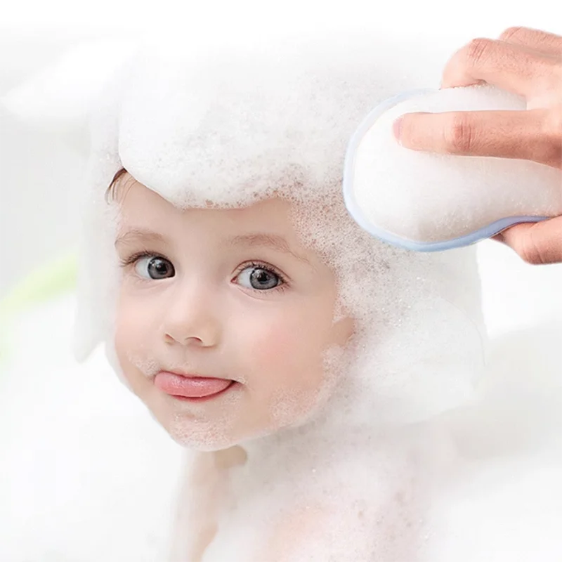 Baby bath sponge, baby bath towel that does not harm the skin, children's special scrubbing towel for washing face