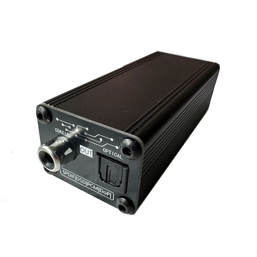 

CT7601CR MINI Портативный USB-I2S, оптоволоконный, коаксиальный выход Цифровой аудиодекодер Small Tail OTG 32Bit 384K DSD256