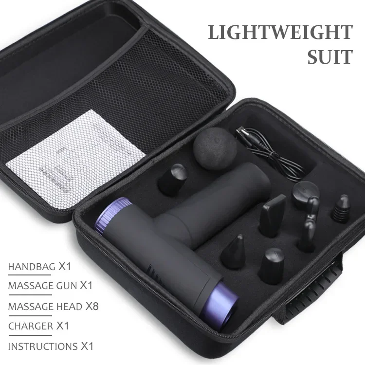 Made in China Fashion LCD Fascia Guns Professionals Muscle Booster Massage Exercise Relaxations