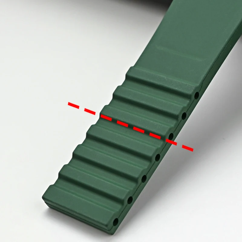 ل تيسو PRX T137 FKM ساعة 11 مللي متر 12 مللي متر الرجال النساء حزام الساعات فلوروروبر سوار الإفراج السريع للطي المشبك حزام معصمه