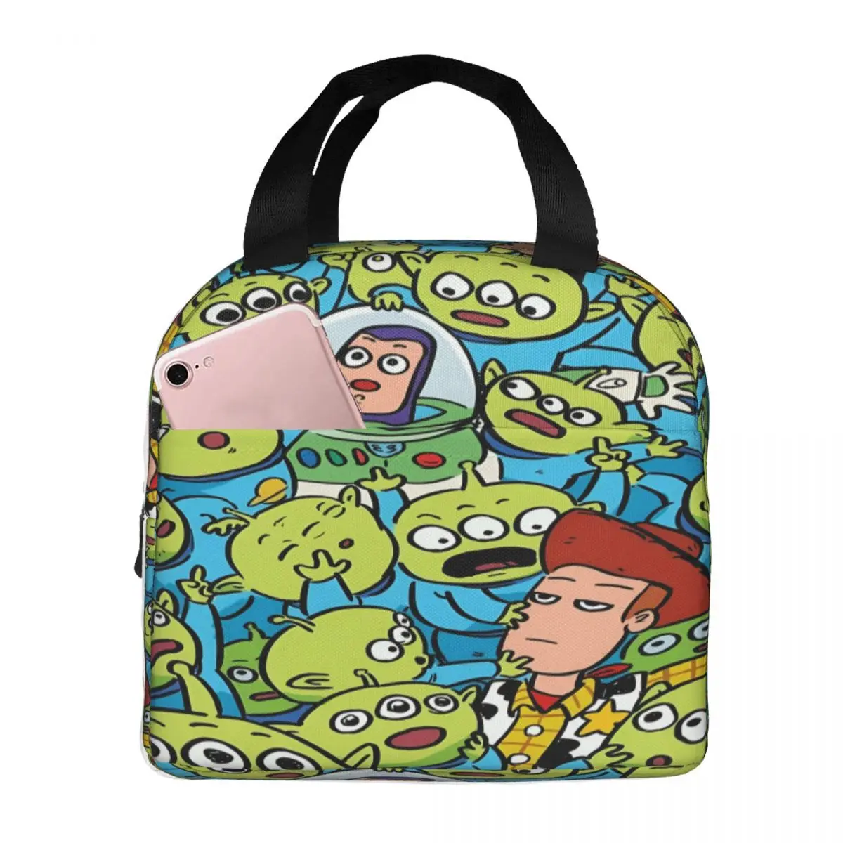 

Custom Toyes Anime Storyes Anime Resuable Lunch Boxes Women Leakproof Cartoon Thermal Cooler Food Insulated Lunch Bag Work