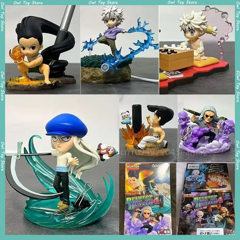 

Desktop Hunter X Hunter 4 Miniature Scene Rement Food Play Simulation Food Toys Model Dolls Desktop Tide Play Blind Box 6 Types