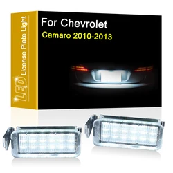 Lámpara de matrícula LED de 12V para Chevrolet Camaro 2010 2011 2012 2013, conjunto de luz de matrícula blanca