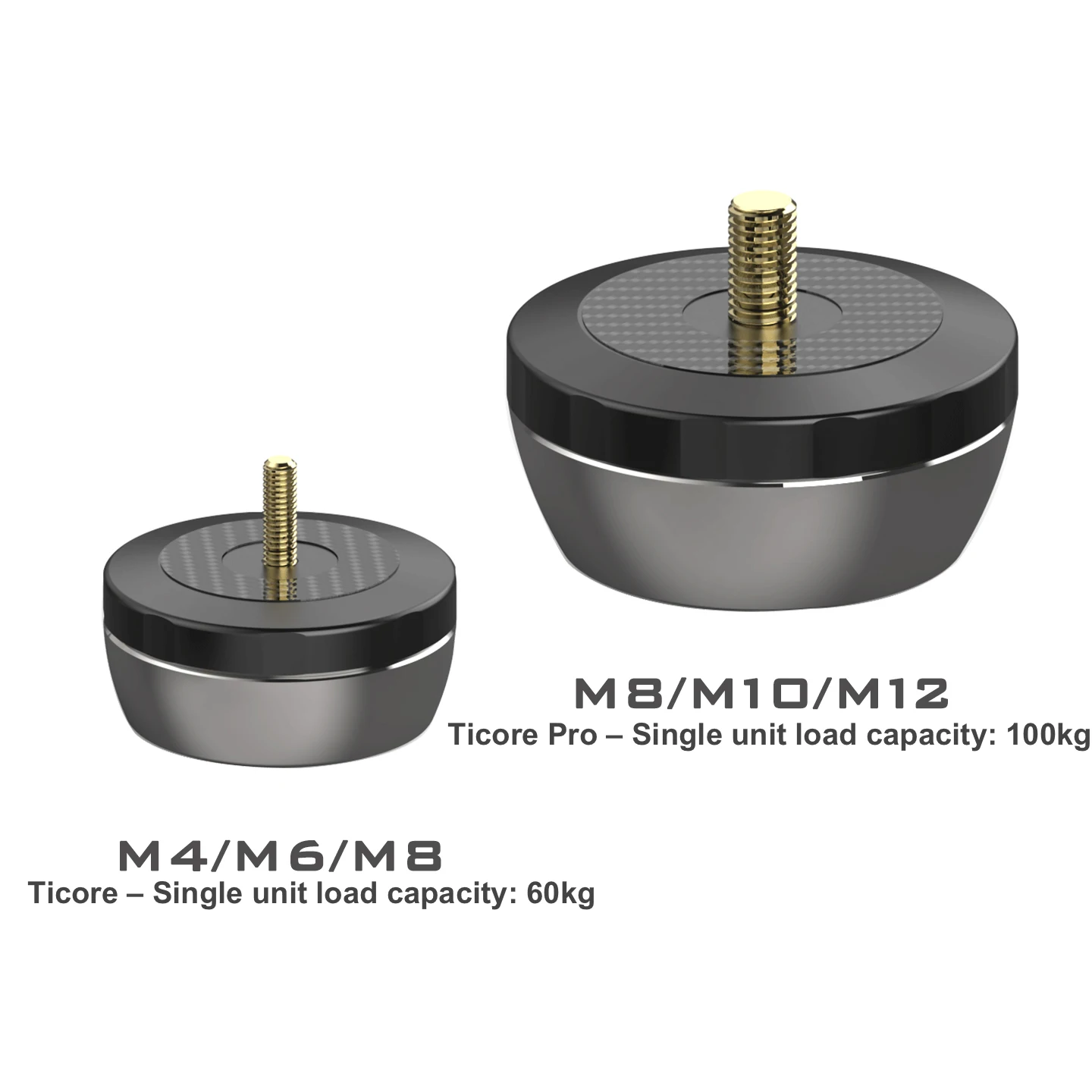 HiFi Audio ​​Integrated Speaker AIsolation Feet / Spikes & Pads​​ Amplifier Rack Stand Damping Foot Nail Shock Absorption