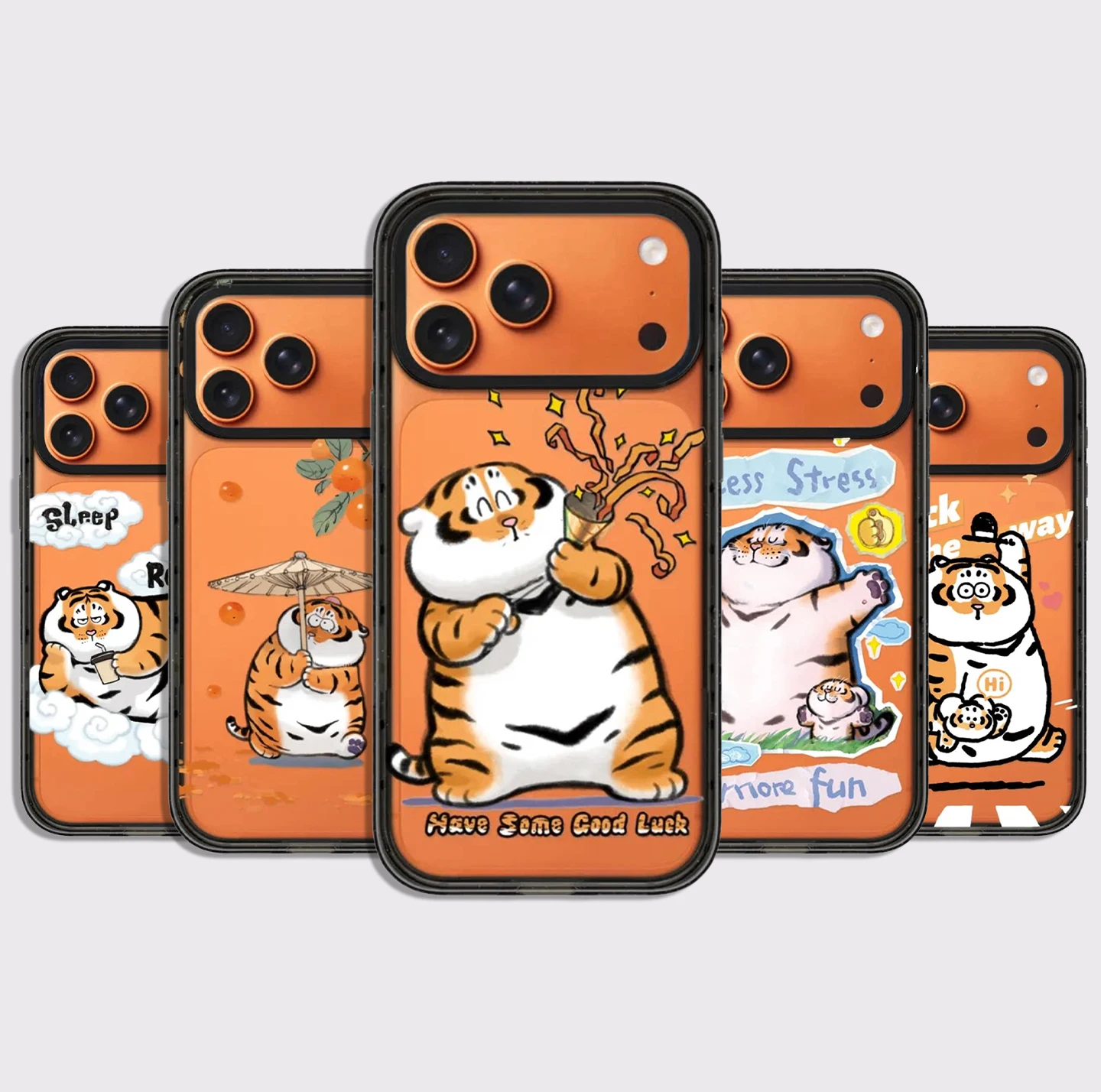 

Good Luck Tiger Impact Border Magnetic Cover for IPhone 12 13 14 15 16 17 Pro Max Case for IPhone 17 Air