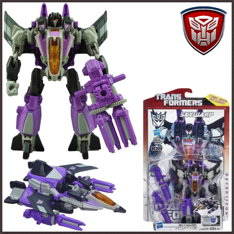 In Stock Hasbro Transformers G Series 30th Anniversary D Class Skywarp Action Figure Anime Movable Robot Model Collectible Gifts