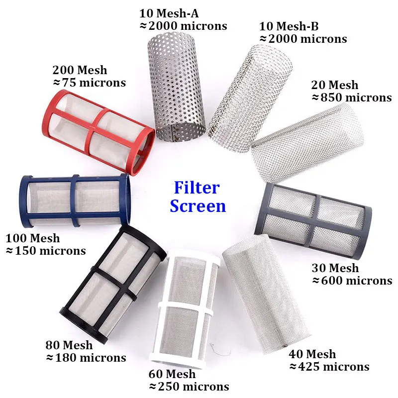 Stainless Steel Filter Screen 10~200 Mesh Garden Irrigation Filter Net Farm Plantation Filter Purification Impurities Strainer