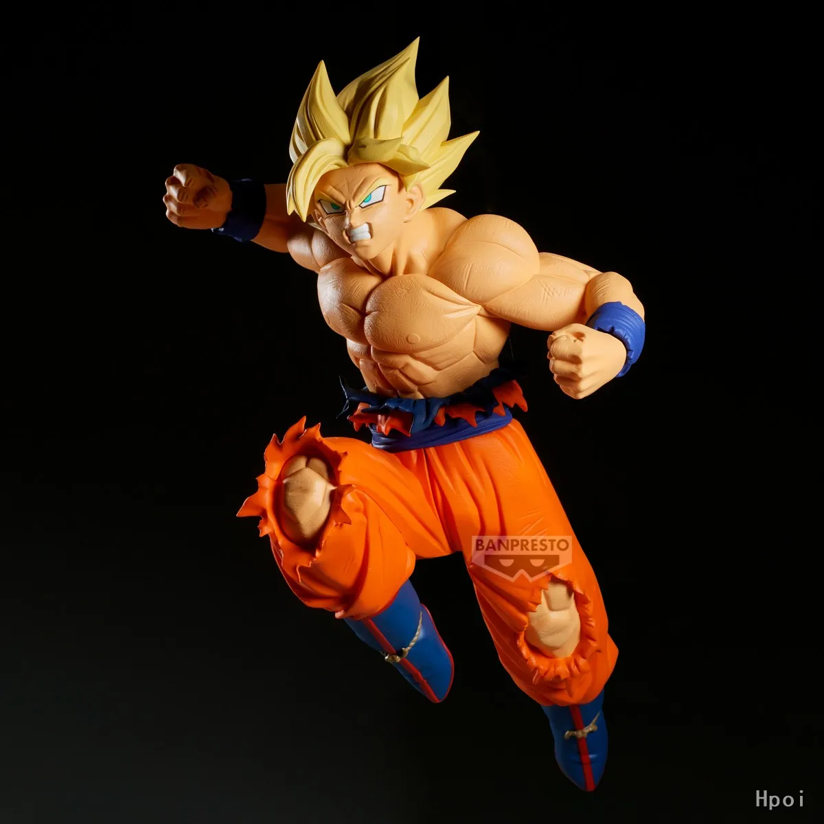 100% Original Banpresto MATCH MAKERS Dragon Ball Z Super Saiyan Son Goku Anime Figure Non Scale Statue Collectible PVC Model Toy